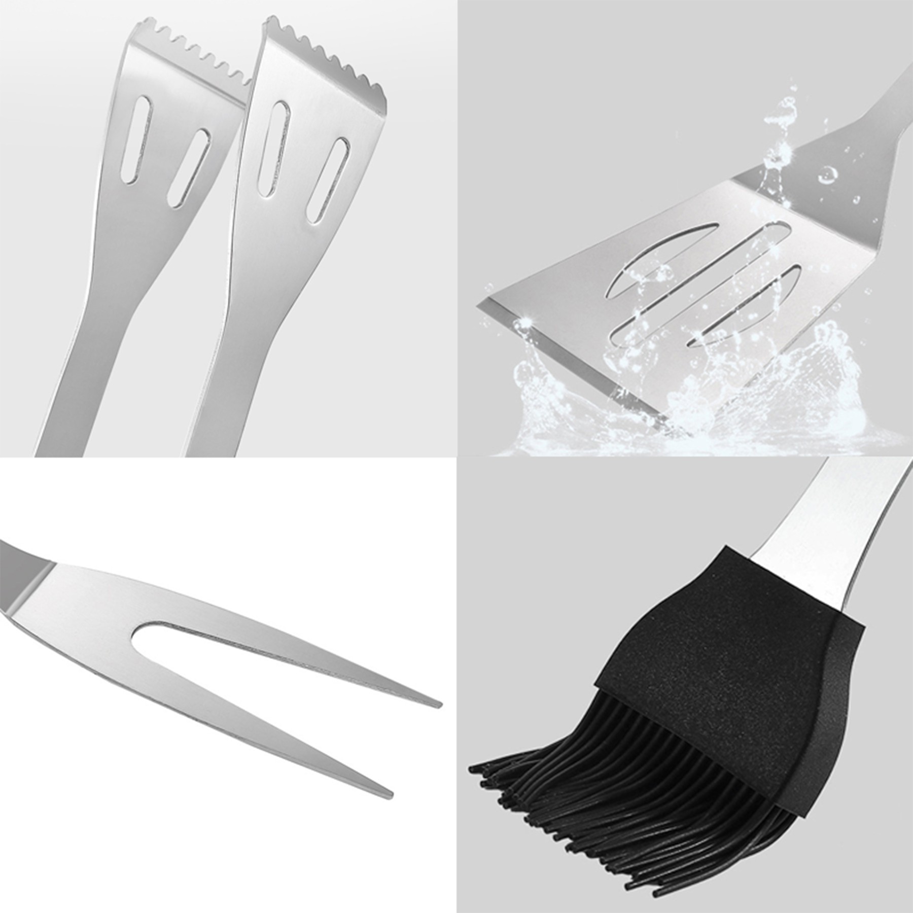 5-Piece Stainless Steel Bbq Set 2