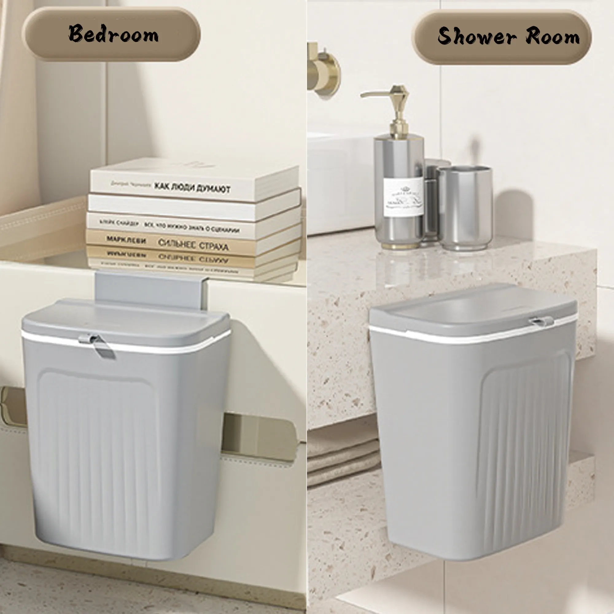 Wall-Mounted Kitchen Bin 5
