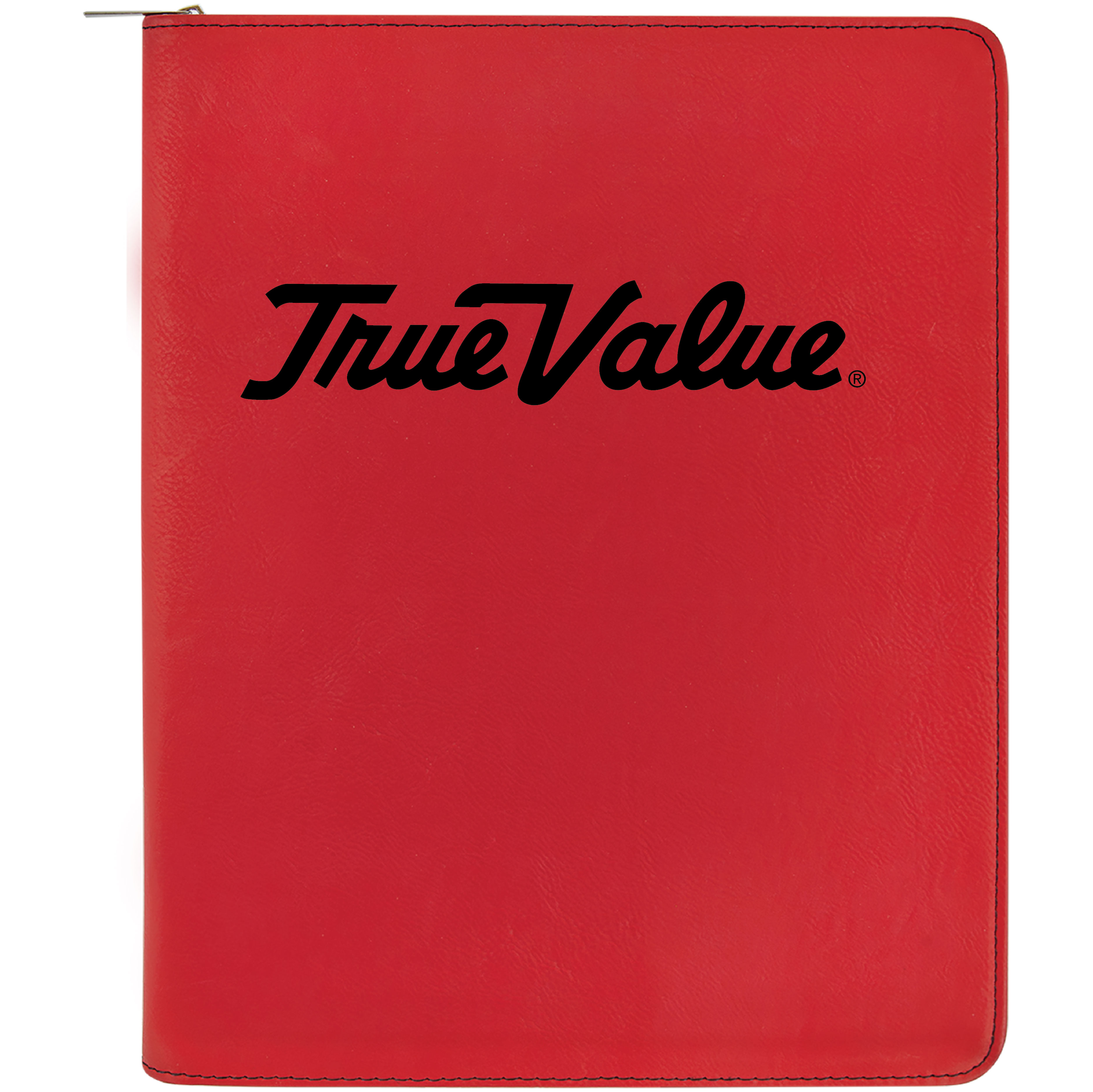 9" x 12" Leatherette Red Portfolio with Zipper 9