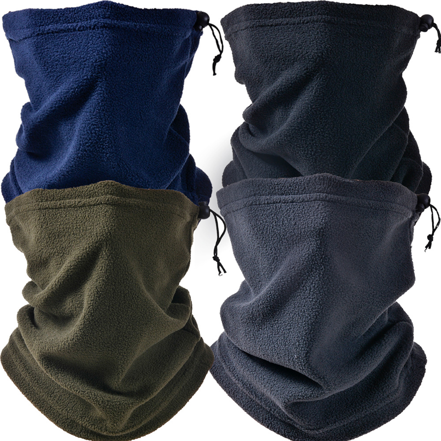 Winter Neck Warmer Gaiter Fleece Neck Cover 2