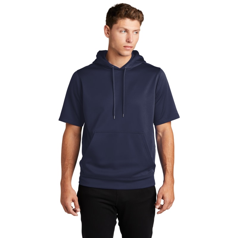 Sport-Tek Sport-Wick Fleece Short Sleeve Hooded Pullover., custom hoodie or sweatshirt with logo imprint 24