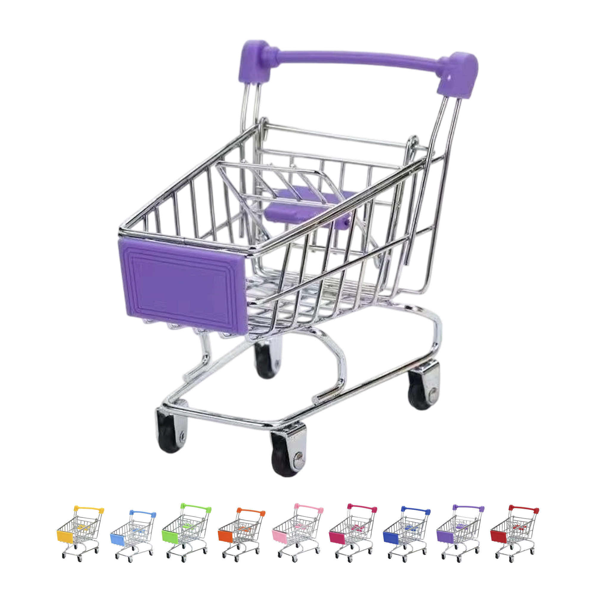 Mini Desktop Shopping Cart Organizer 4.3" x 3.3" x 4.7" 3