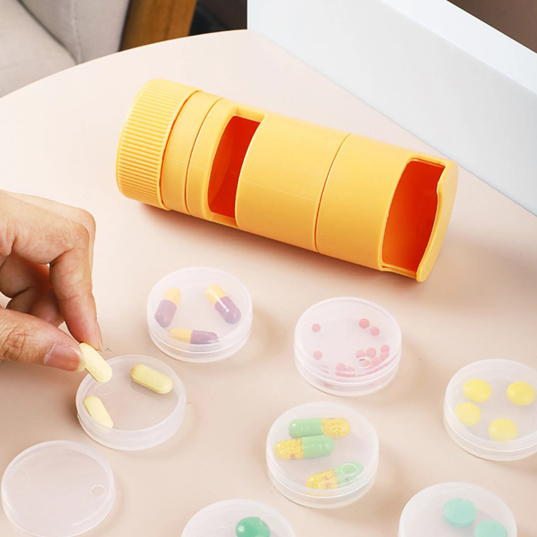 Multifunctional Mini Portable Plastic Pill Box 1