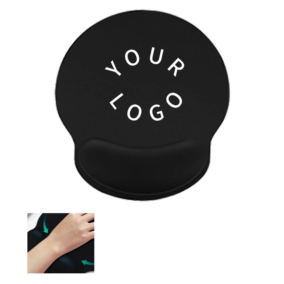 Mouse Pad with Wrist Rest for Gaming and Office Use 2