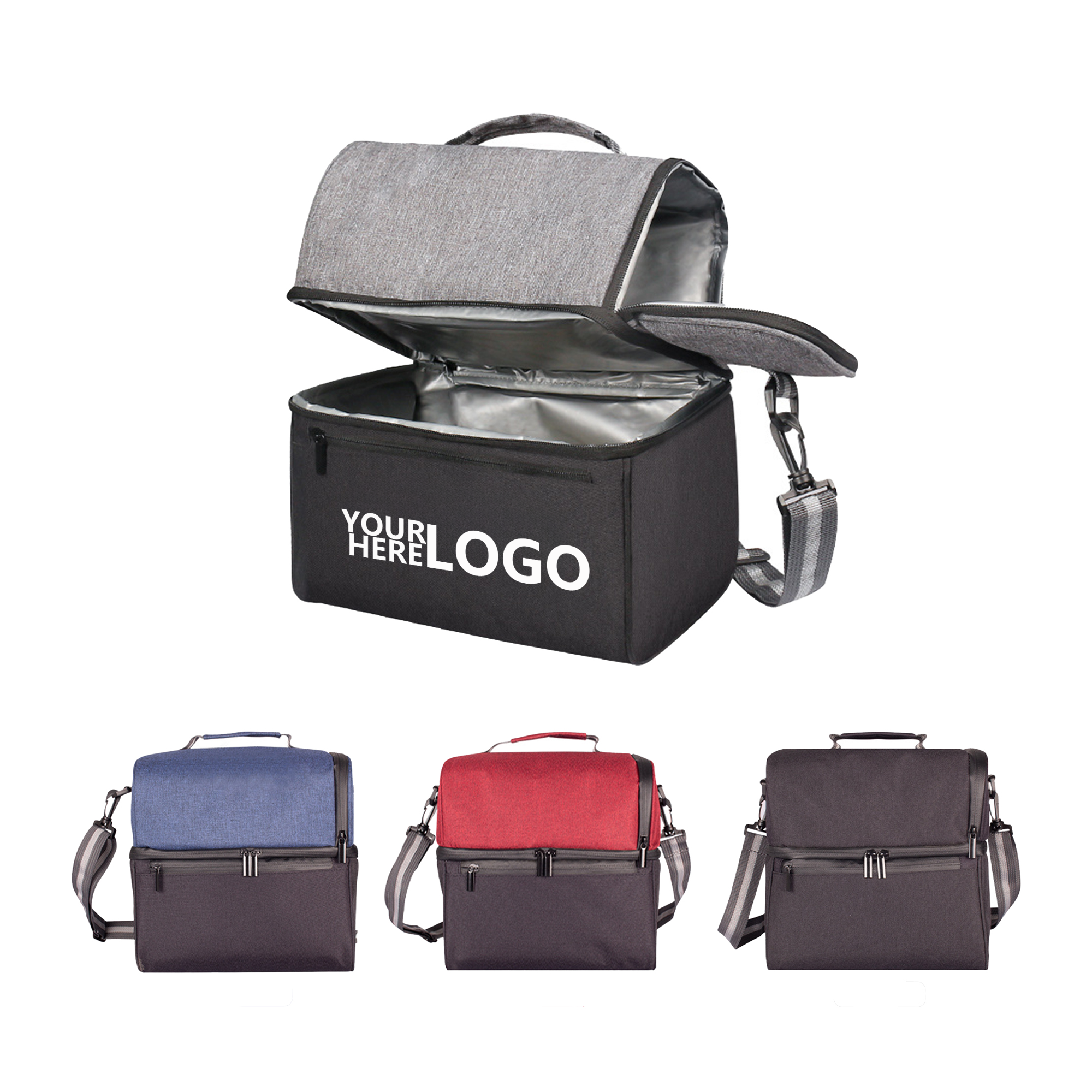 Double-Layer Insulated Oxford Picnic Cooler Bag 2