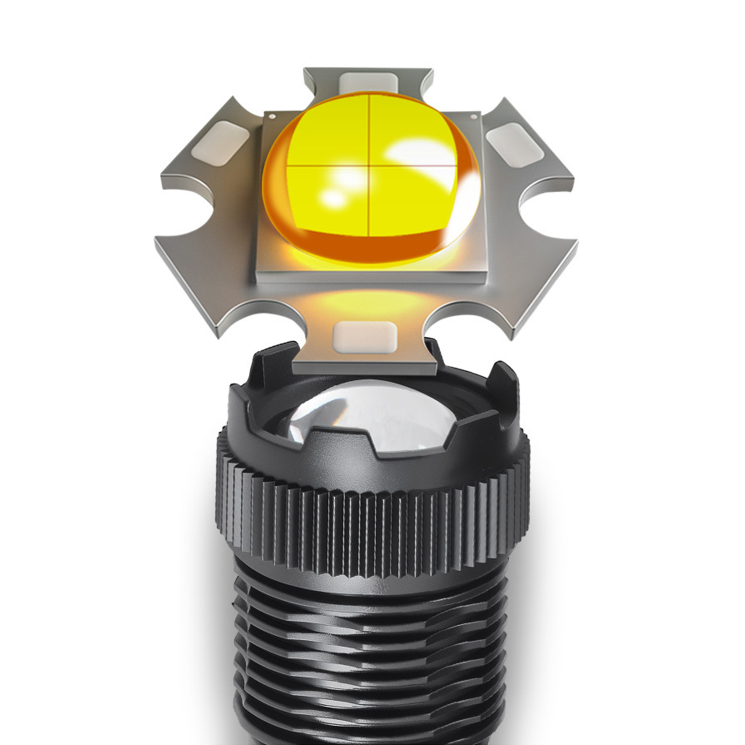 USB-C Waterproof Tactical COB Zoom Flashlight for Outdoors 6