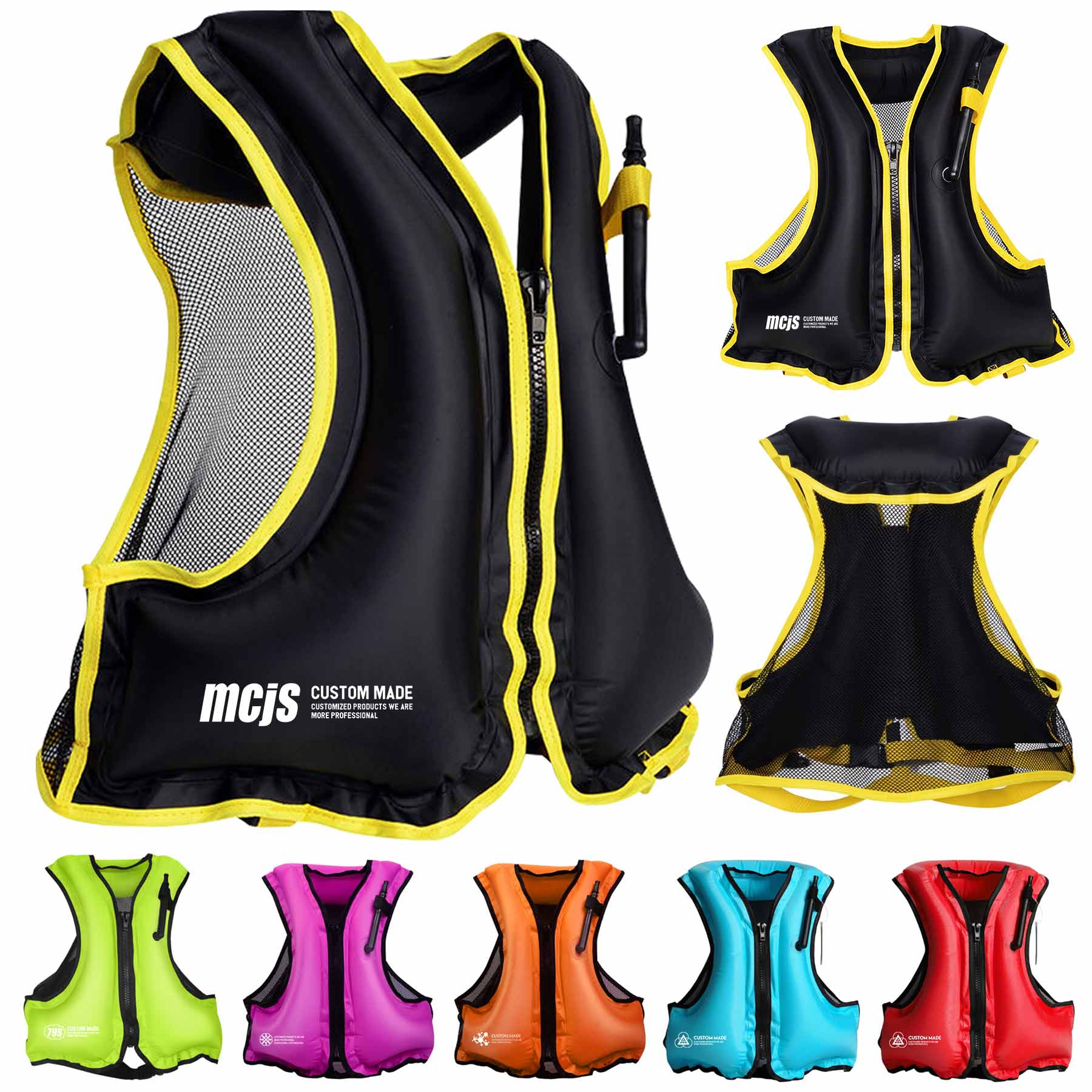 Portable Inflatable Swim Vest Jackets 1