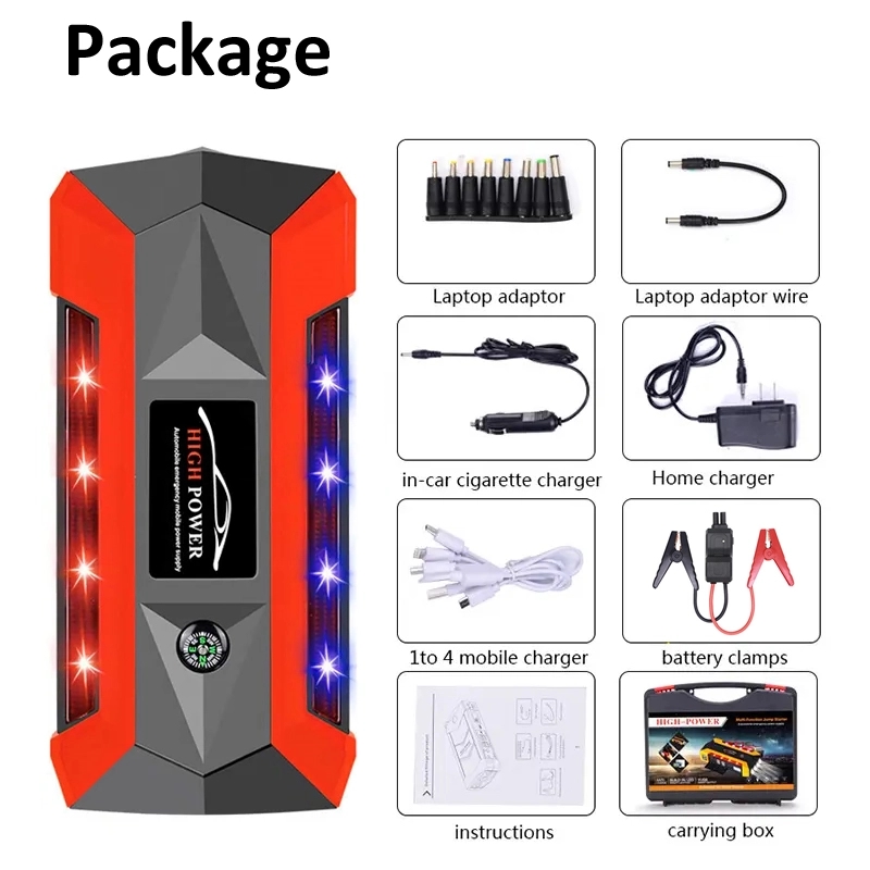 Jump Starter Car Battery Booster for 12V Vehicle 4