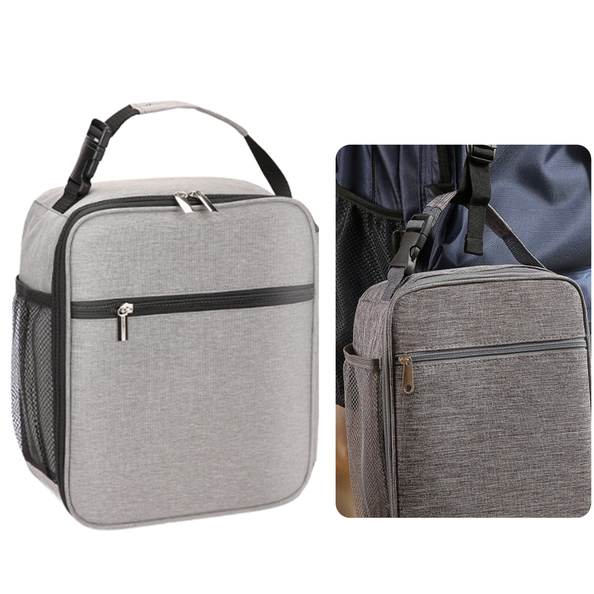 MOQ 50 PCS Stylish Portable Insulated Lunch Bag 6