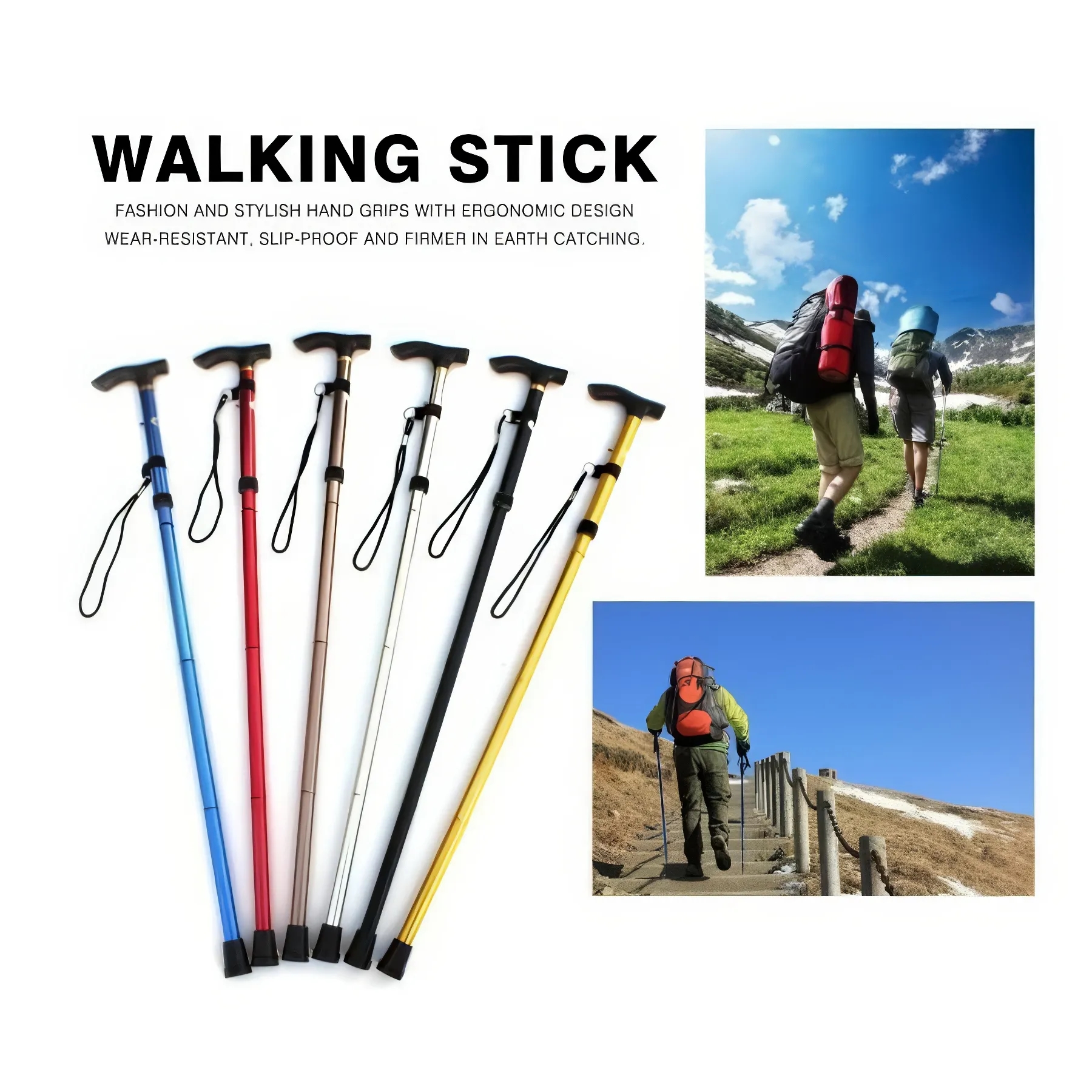 Lightweight Foldable Trekking Pole 2
