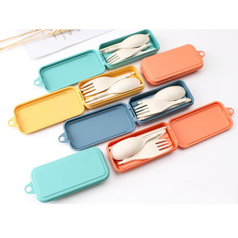 Wheat Straw Detachable Tableware Set 1