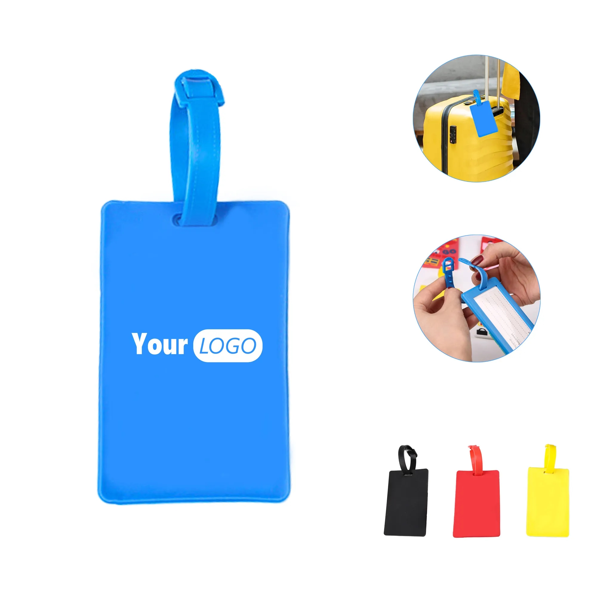 PVC luggage Tags MOQ 100 PCS 2