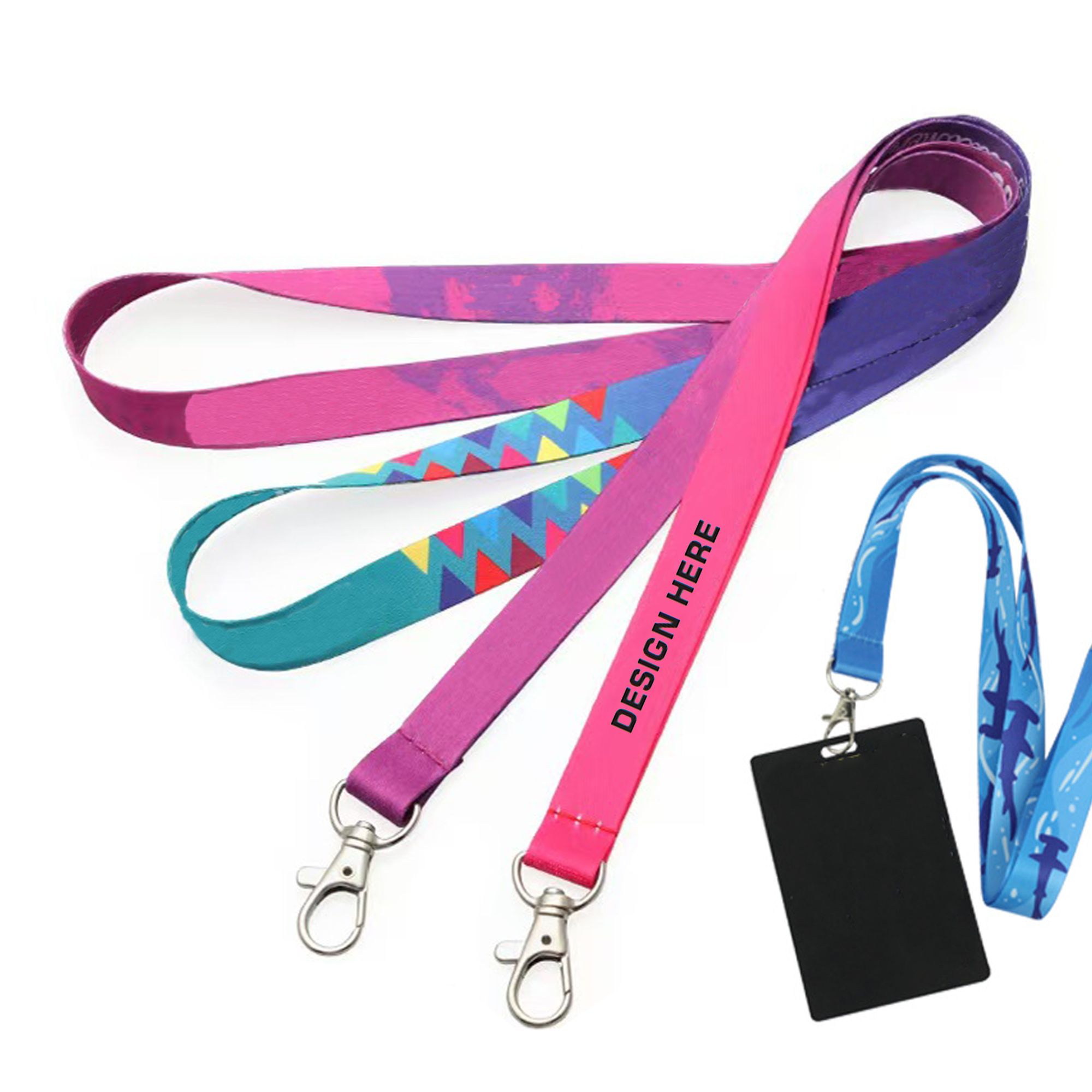 3/4" Full Color Custom Sublimated Lanyard 2