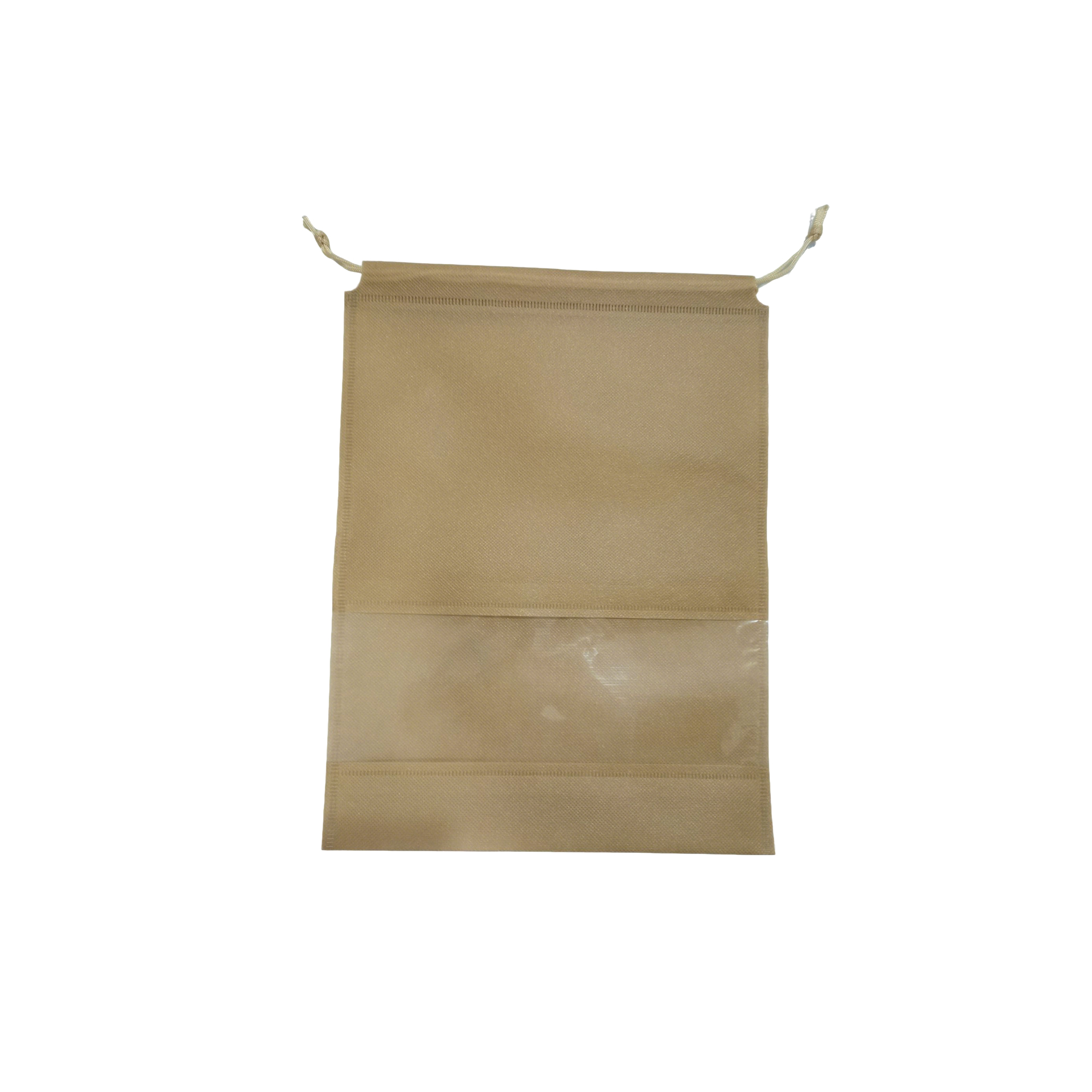 Non Woven Drawstring Footwear Pouch With Window 6