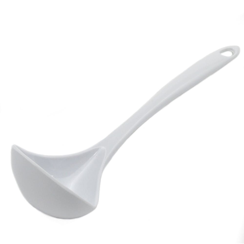 Soup Ladles - White 10.5" Melamine 2