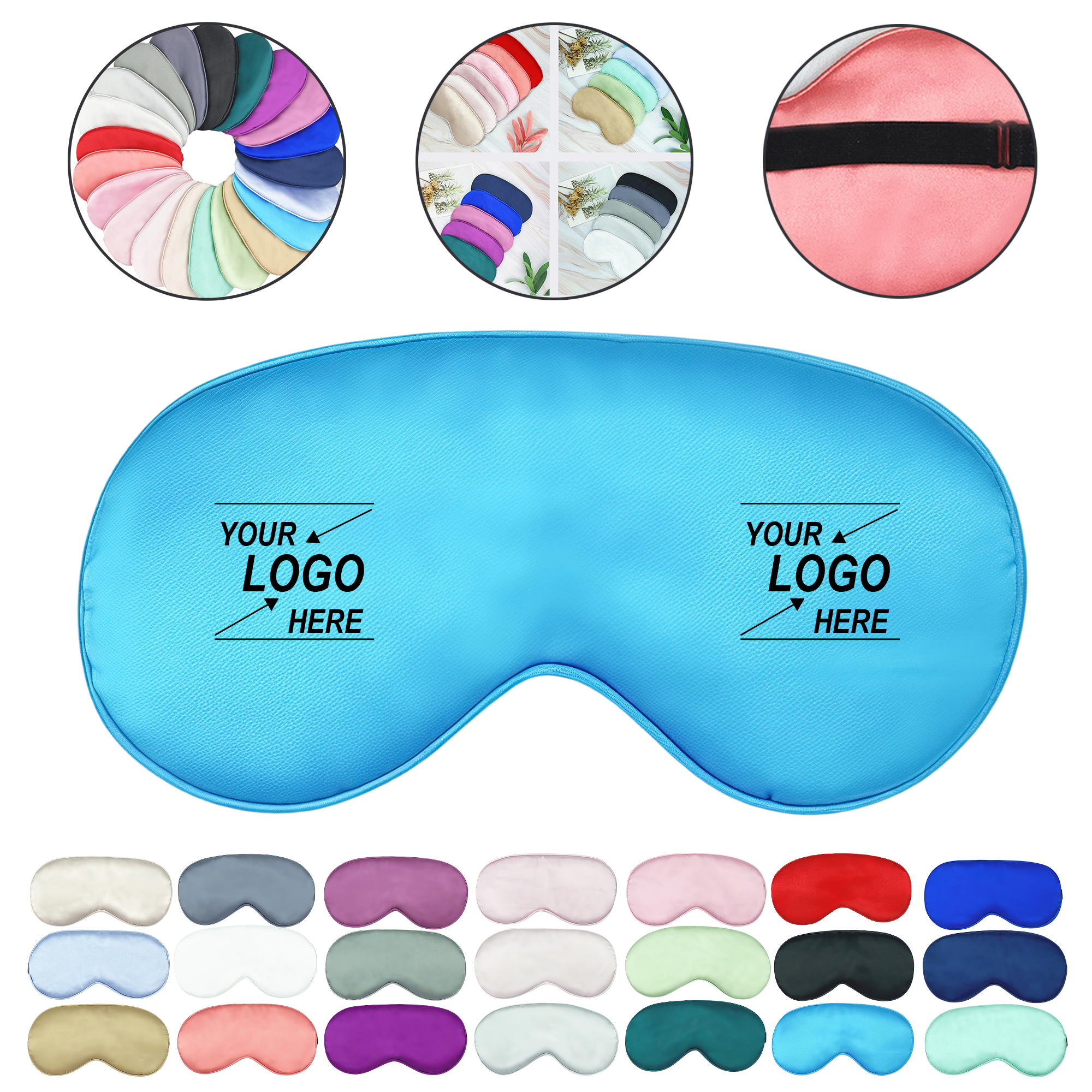 Double Sided Silk-like Sleep Mask for Travel 1