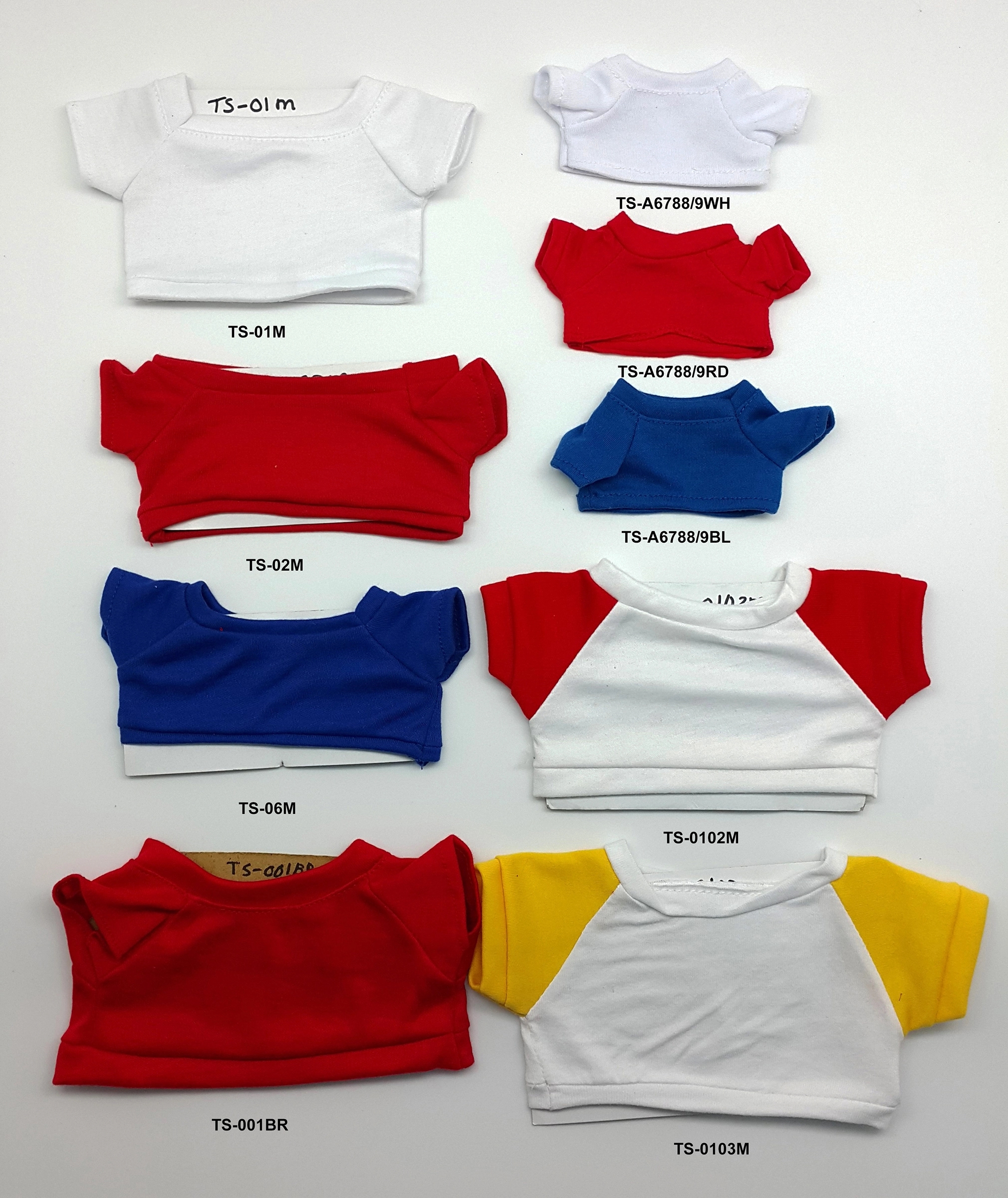 Assorted Tee Shirts For Stuffed Animals 1
