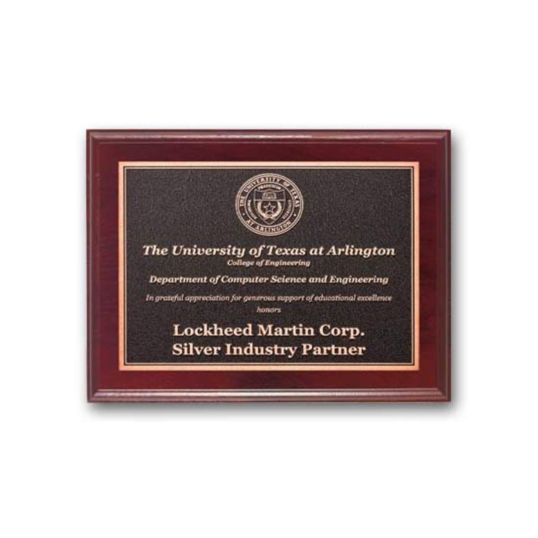 Photocast Plaque - Mahogany 2