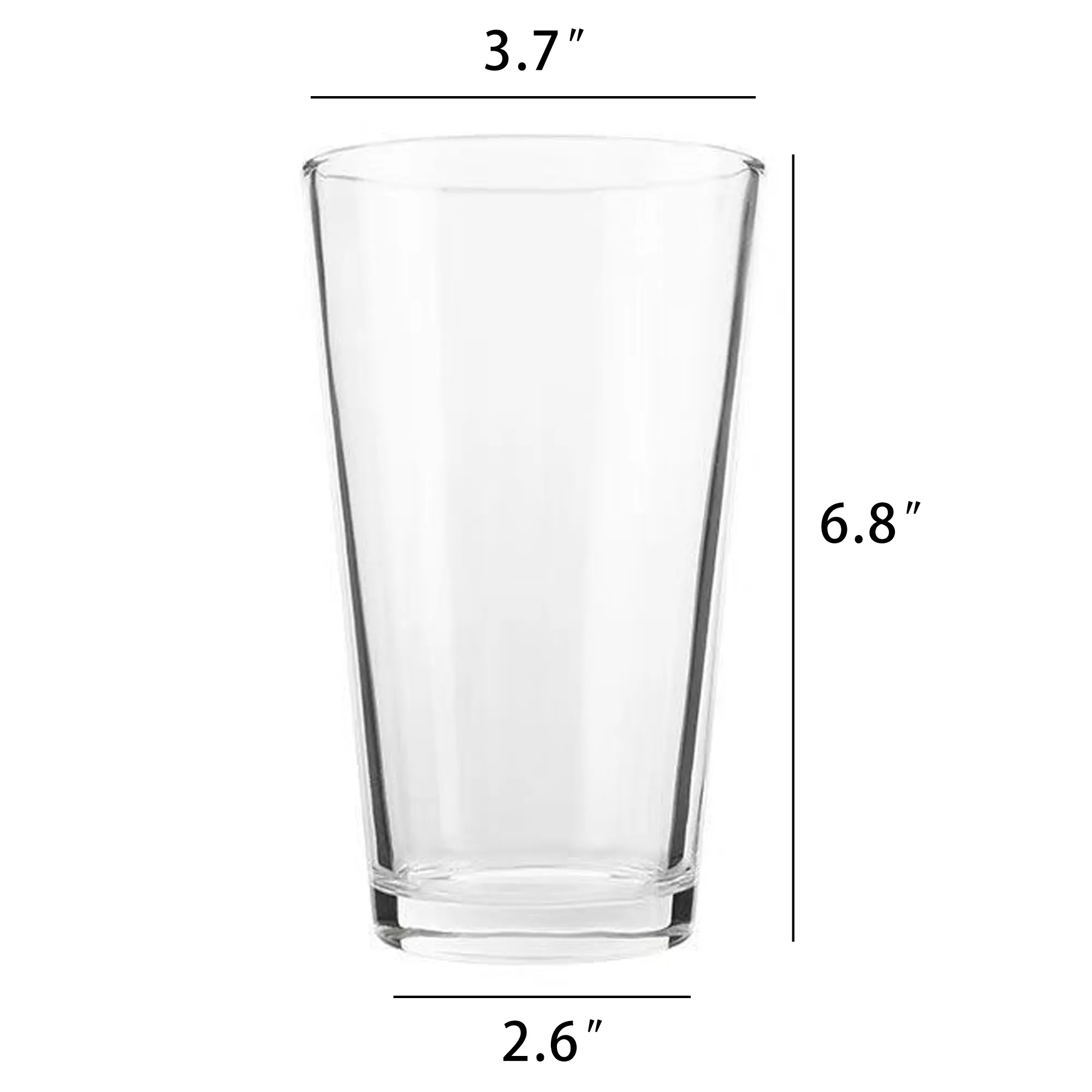 20oz V Shaped Pint Cup 3