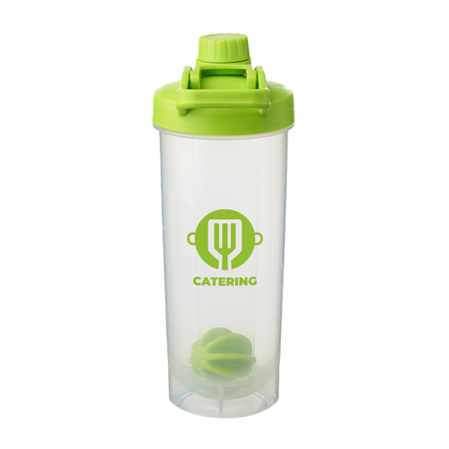 Durable Plastic Shaker Bottle with Mixer Handle 10