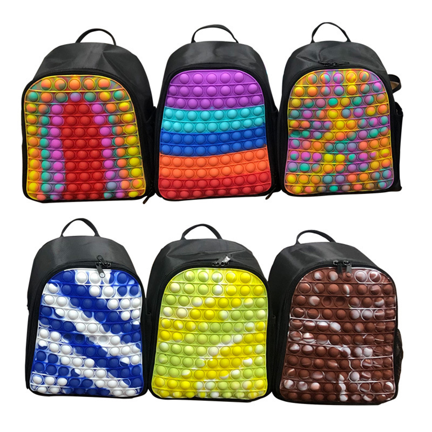 Backpack with Push Bubbles Toy 4