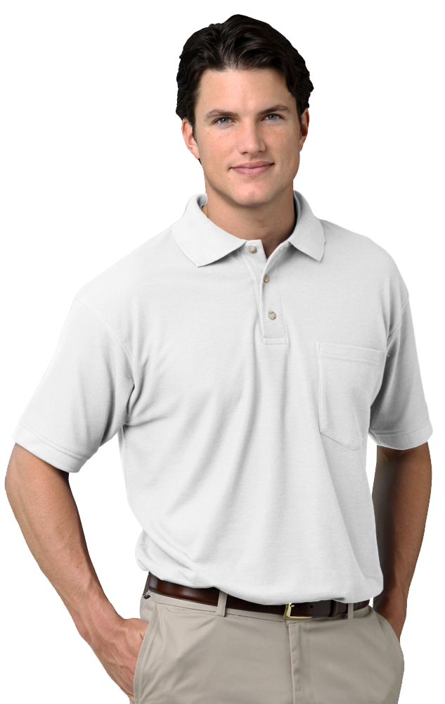 Adult Superblend Short-Sleeve Pocketed Polo 23