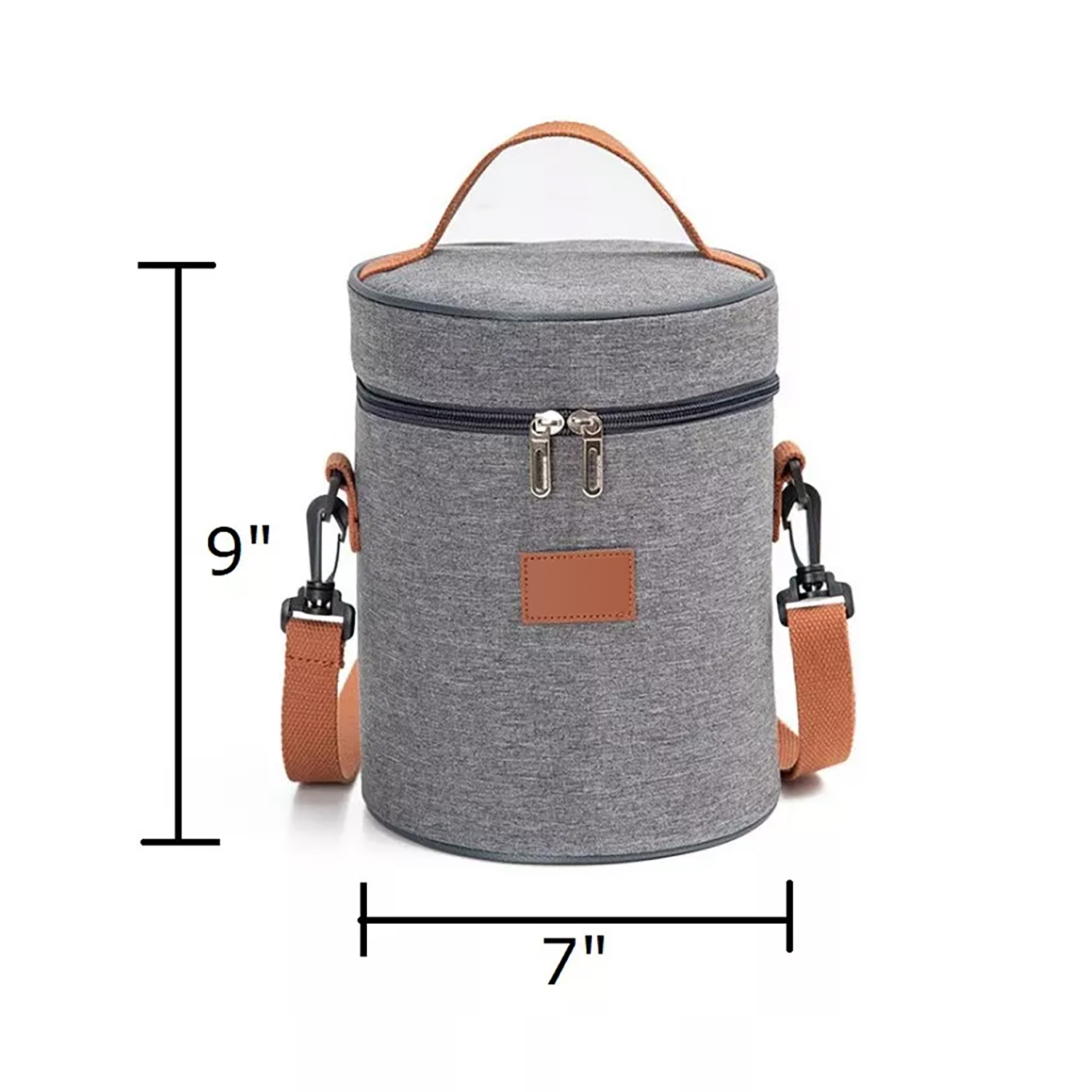 Oxford Practical And Stylish Insulated Lunch Box Lunch Bag With Shoulder Strap 2