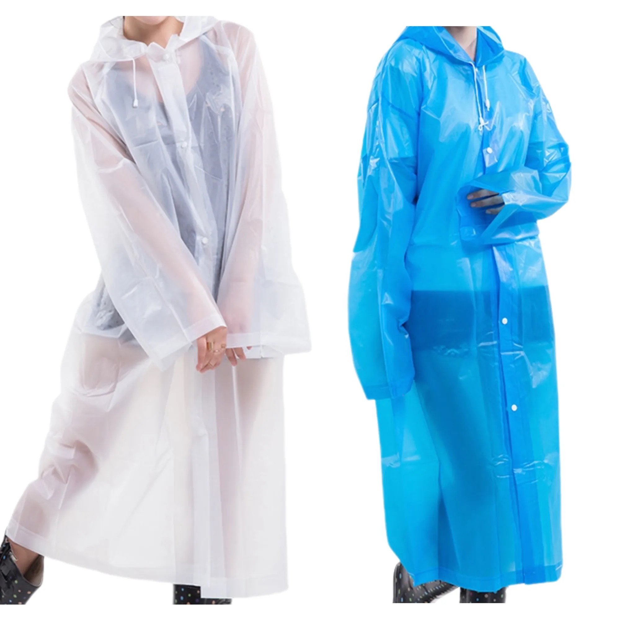 EVA Adult Inelastic Cuffs Raincoat 2
