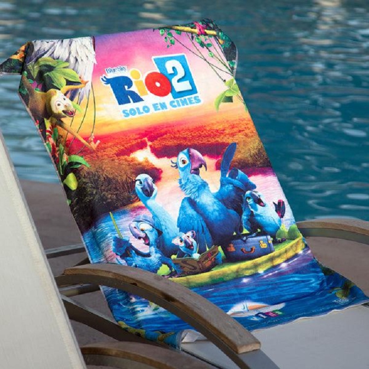 Sublimated Beach Fleece Blanket - 50" x 60" 3
