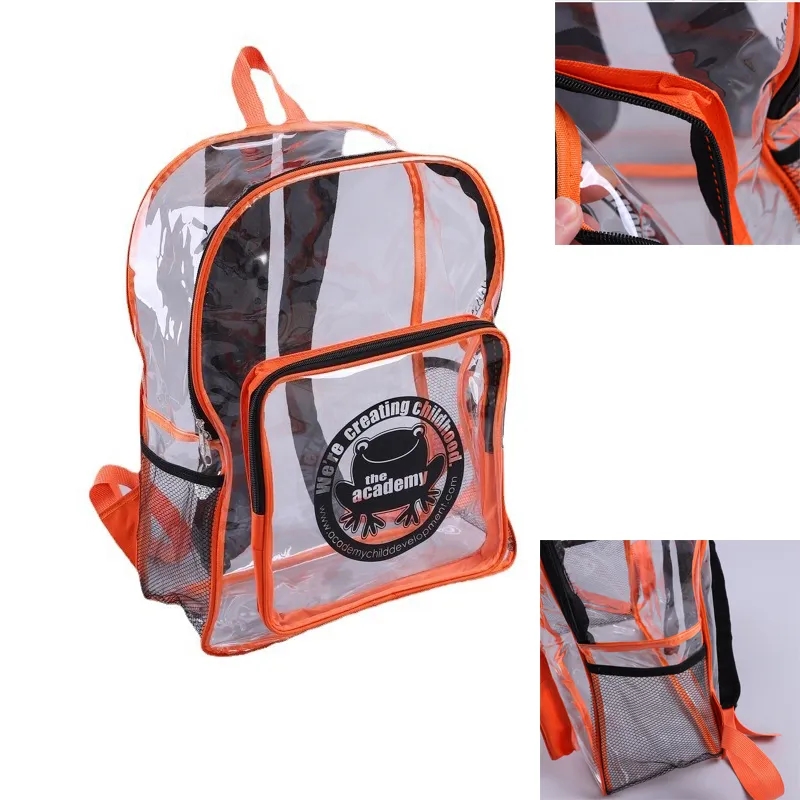 Custom Vinyl Clear Backpack 2