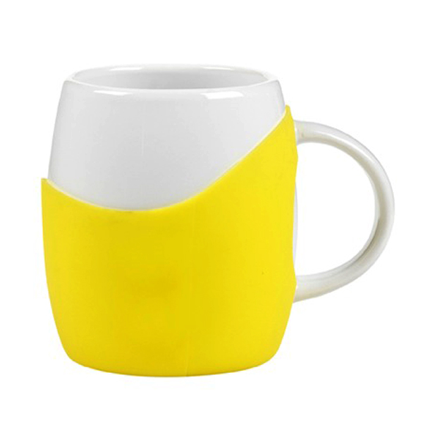 14 oz Rotunda with Silicone Band Mug 51