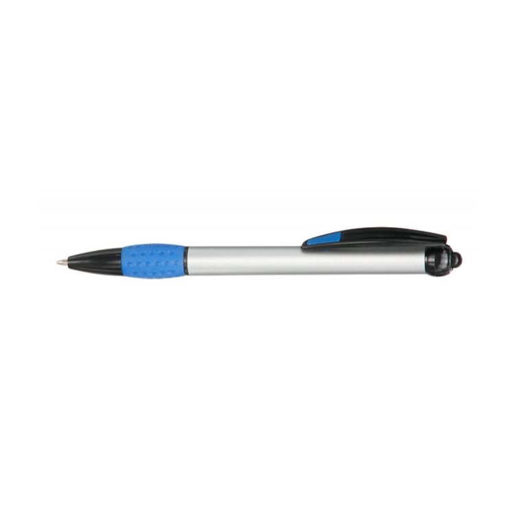 Advertising Click Plastic Pen with Rubber Grip 2