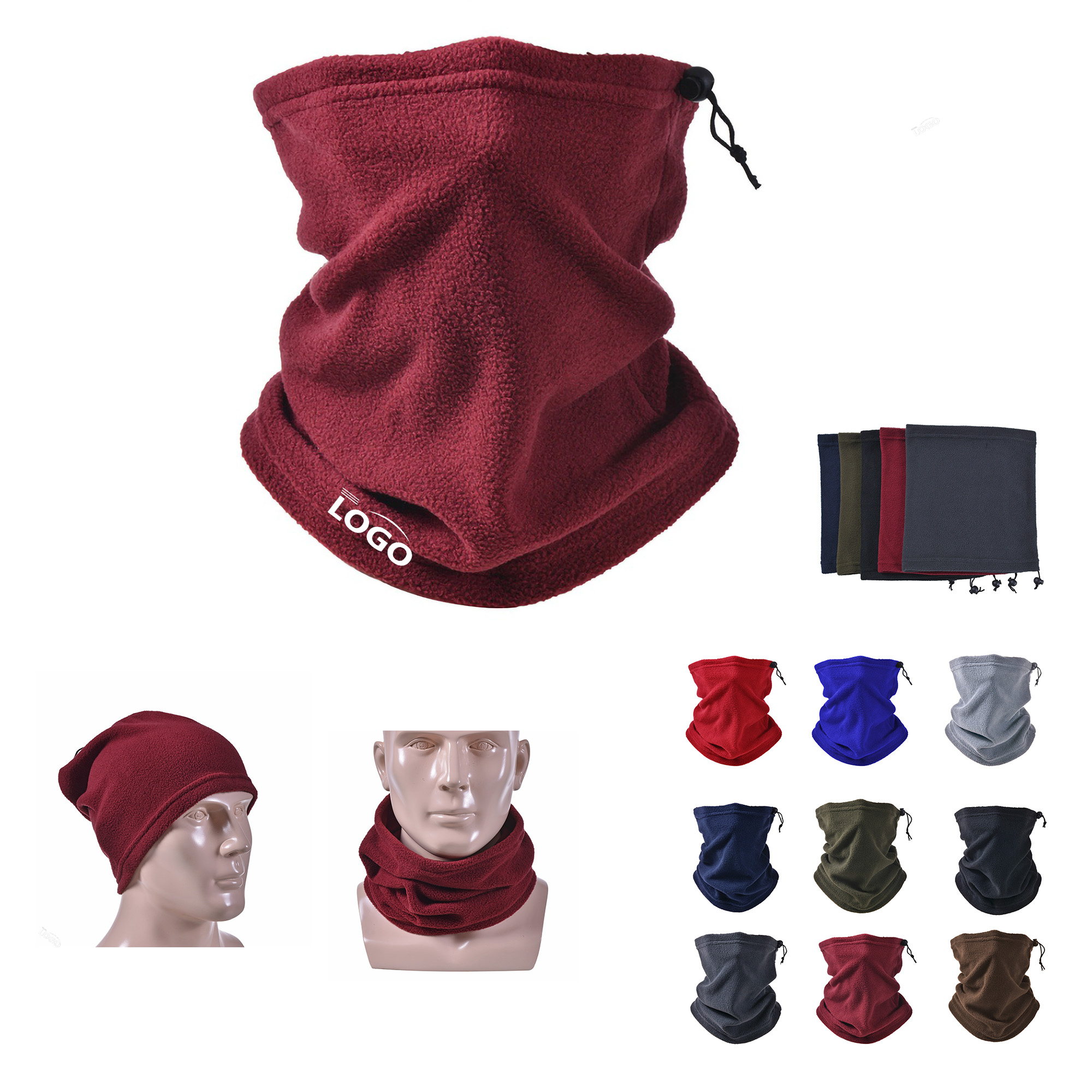 Custom Neck Gaiter Warmer For Winter MOQ50 10