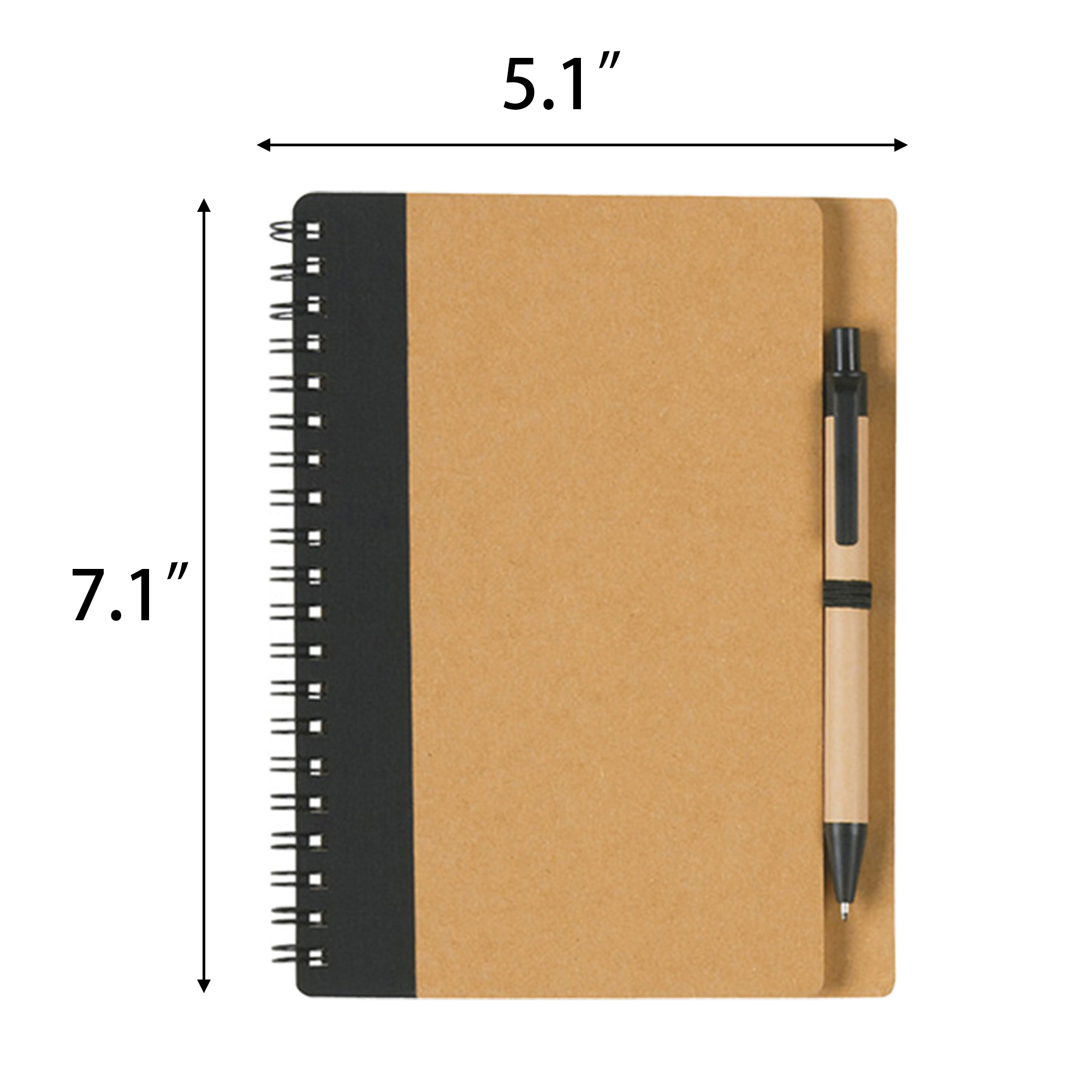 A5 Kraft Cover Eco-Print Notebook 2