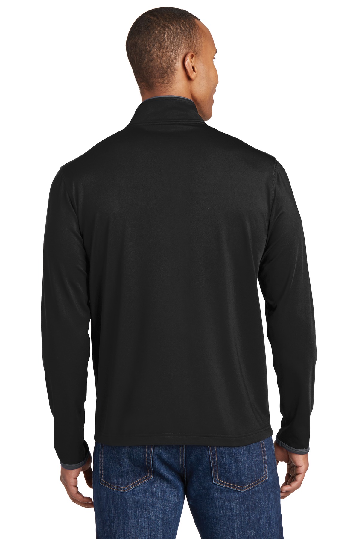 Sport-Wick Stretch Contrast Full-Zip Jacket