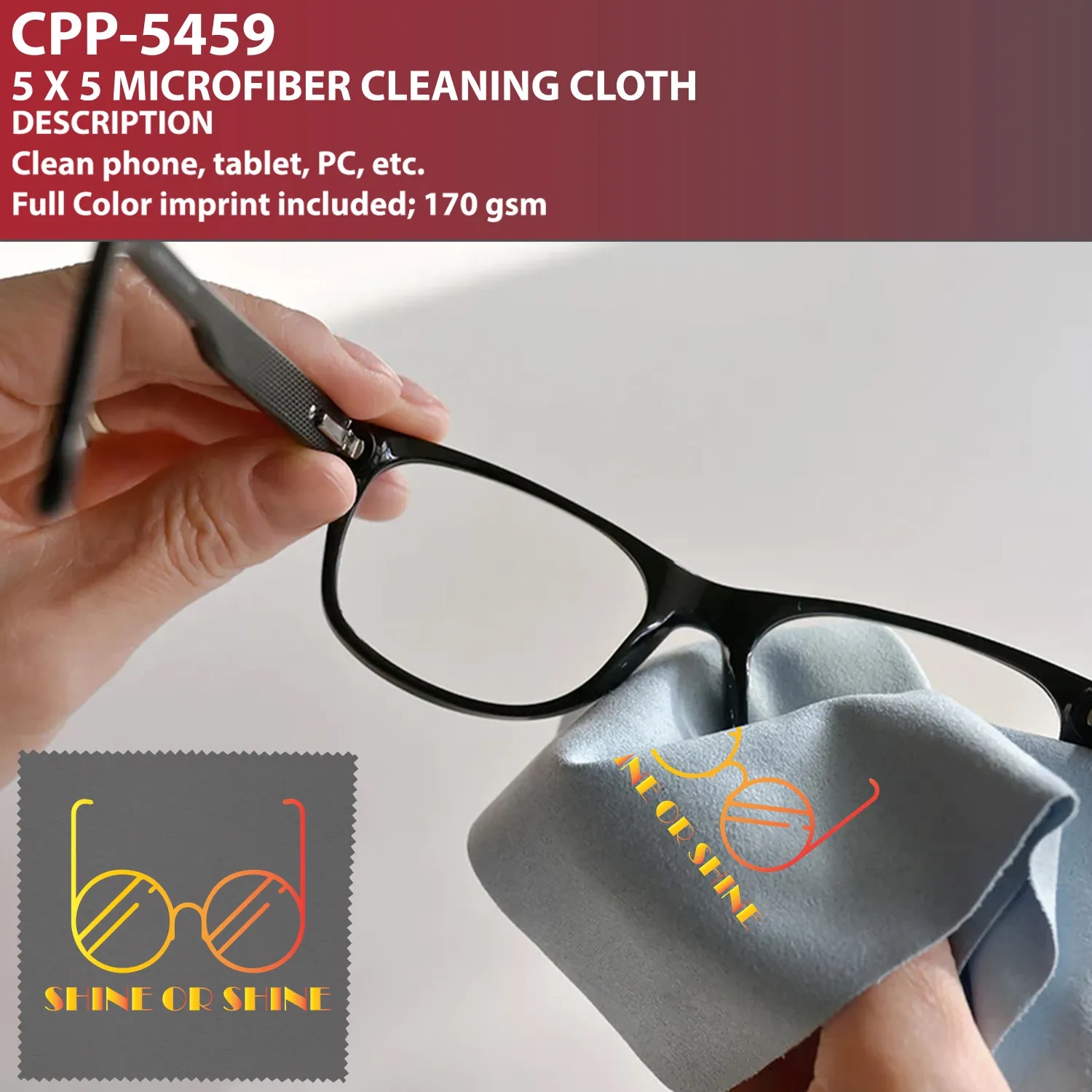 5 X 5 MIRCOFIBER EASTER CLEANING CLOTH 1