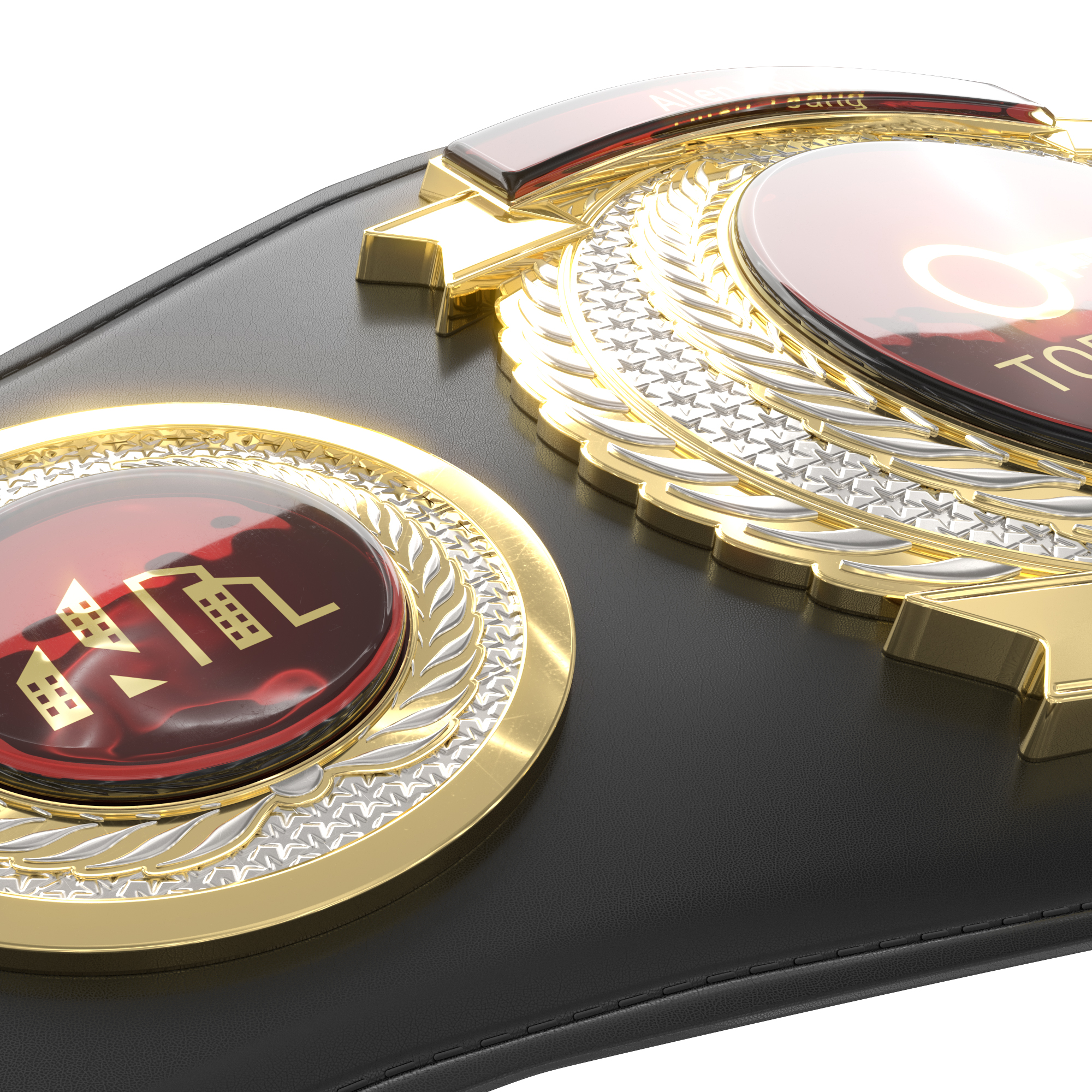 Express Vibraprint® Perpetual Championship Award Belt- Mixed 3