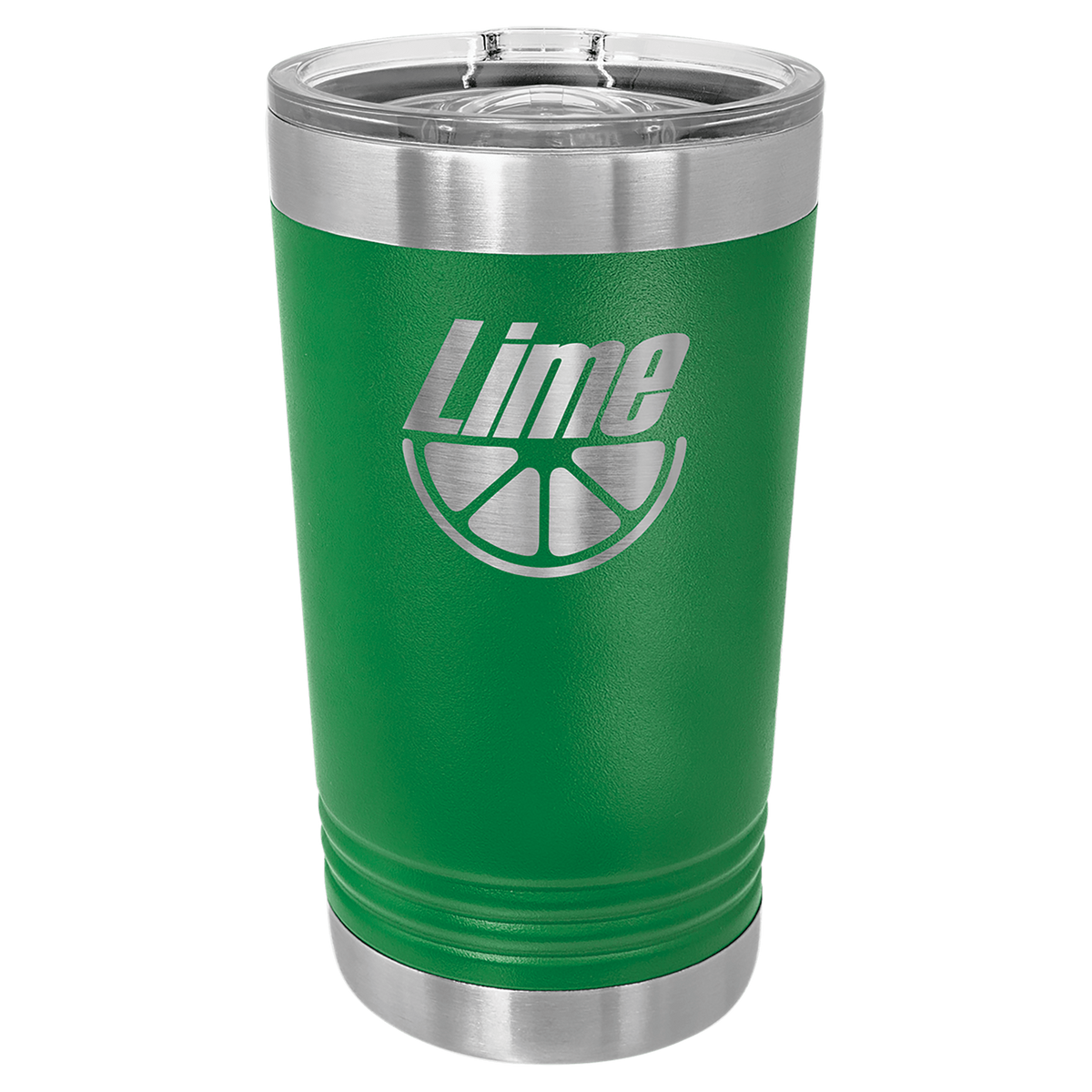 Polar Camel Green 16 oz. Pint with Slider Lid 3
