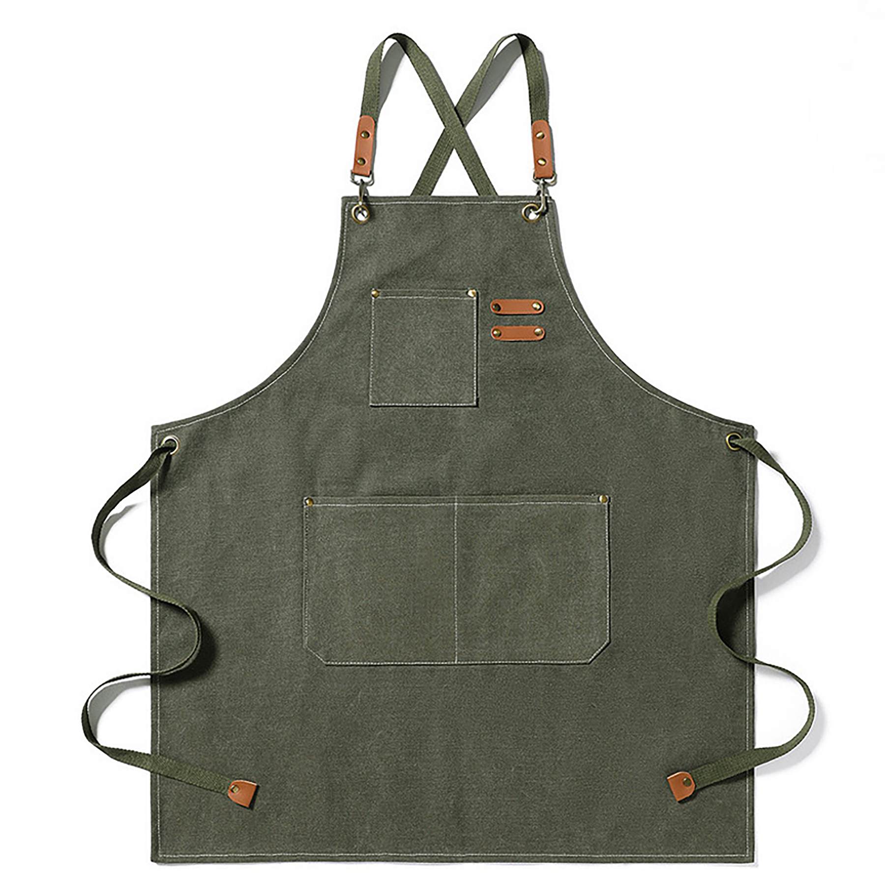 Adjustable Kitchen Apron with Straps for Baking 3