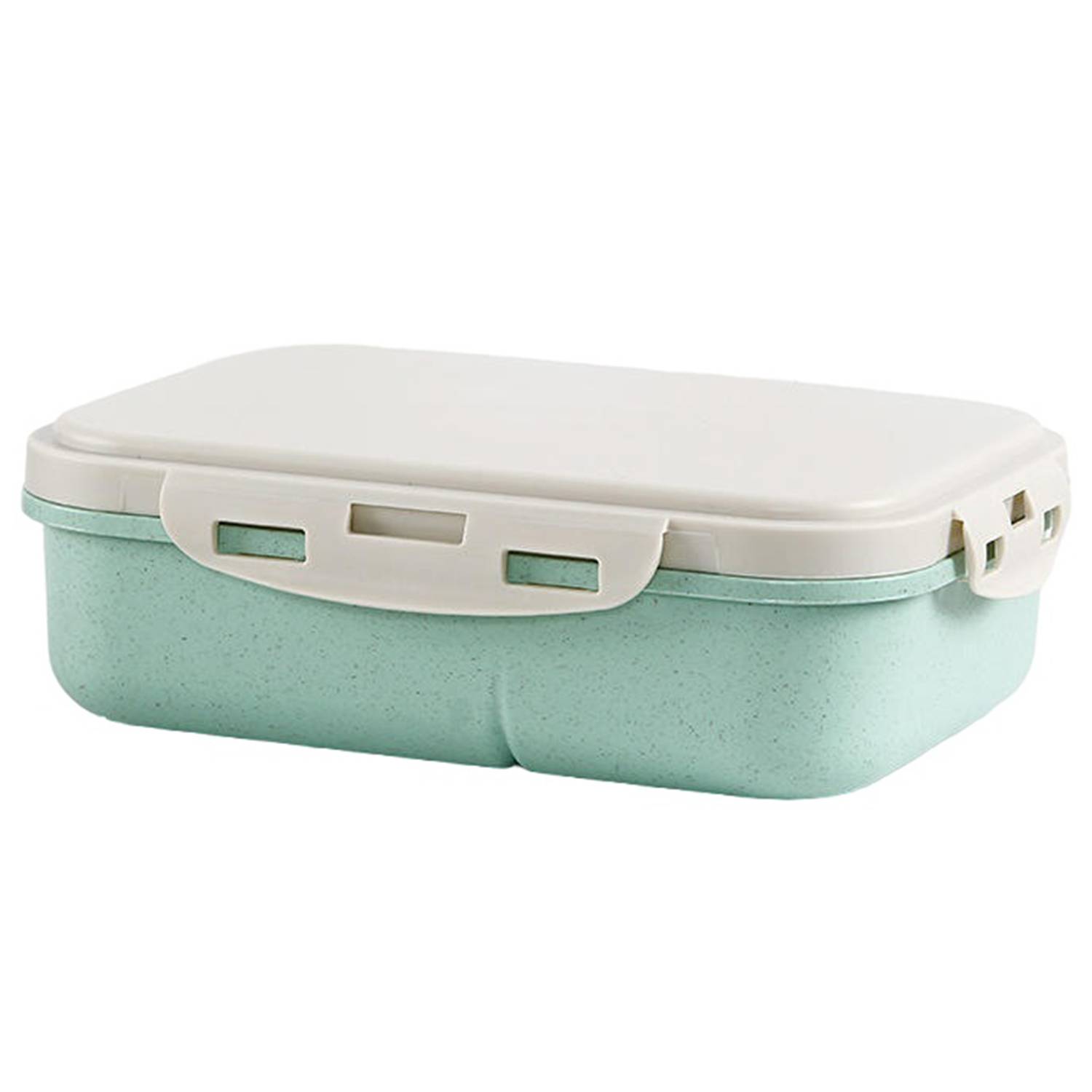 Leak Proof Wheat Straw Lunch Bento Box w/ Utensils 12
