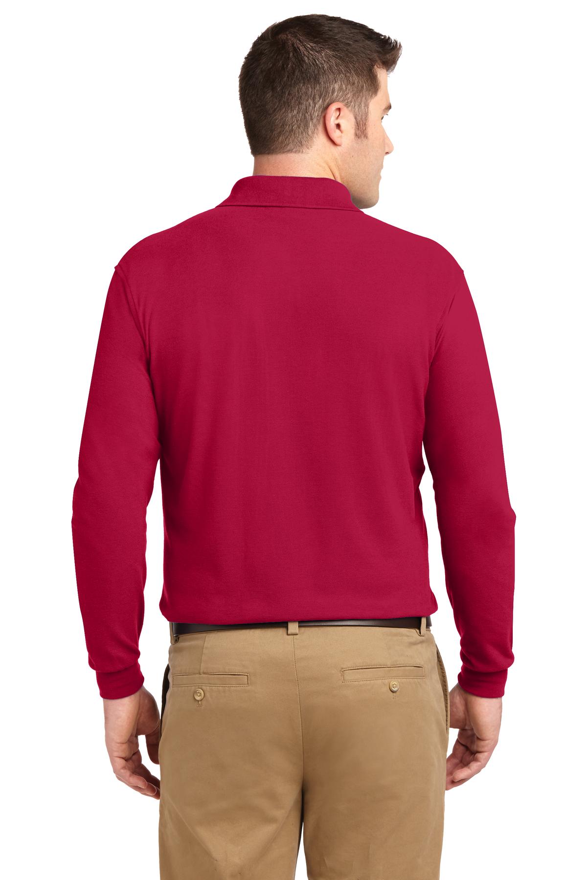 Port Authority Silk Touch Long Sleeve Polo. K500LS 53