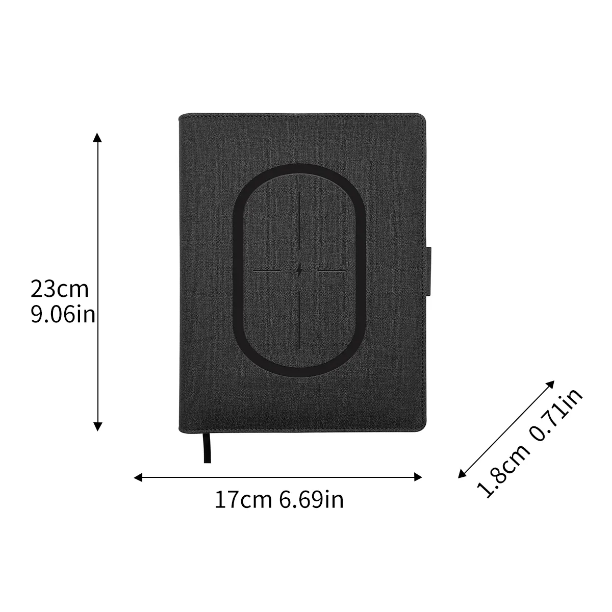 A5 Wireless Charging Notebook with Power Bank 5