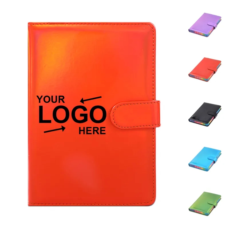A5 Laser Notebook Pu Leather With Buckle