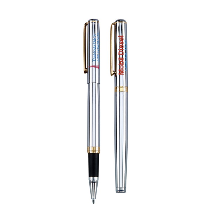Edda Chrome Metal Pen, Rollerball Pen 4