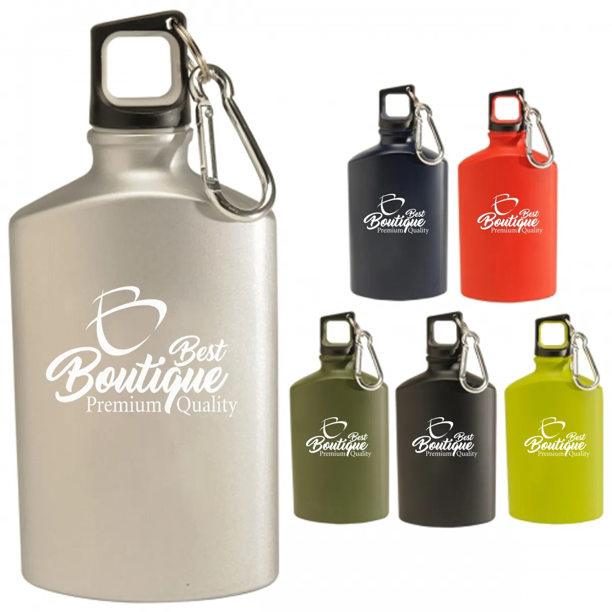 Military Portable Hiking Canteen Aluminum Bottle 1