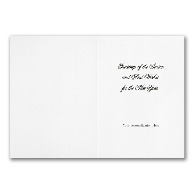 Watercolor New Year Holiday Card 2