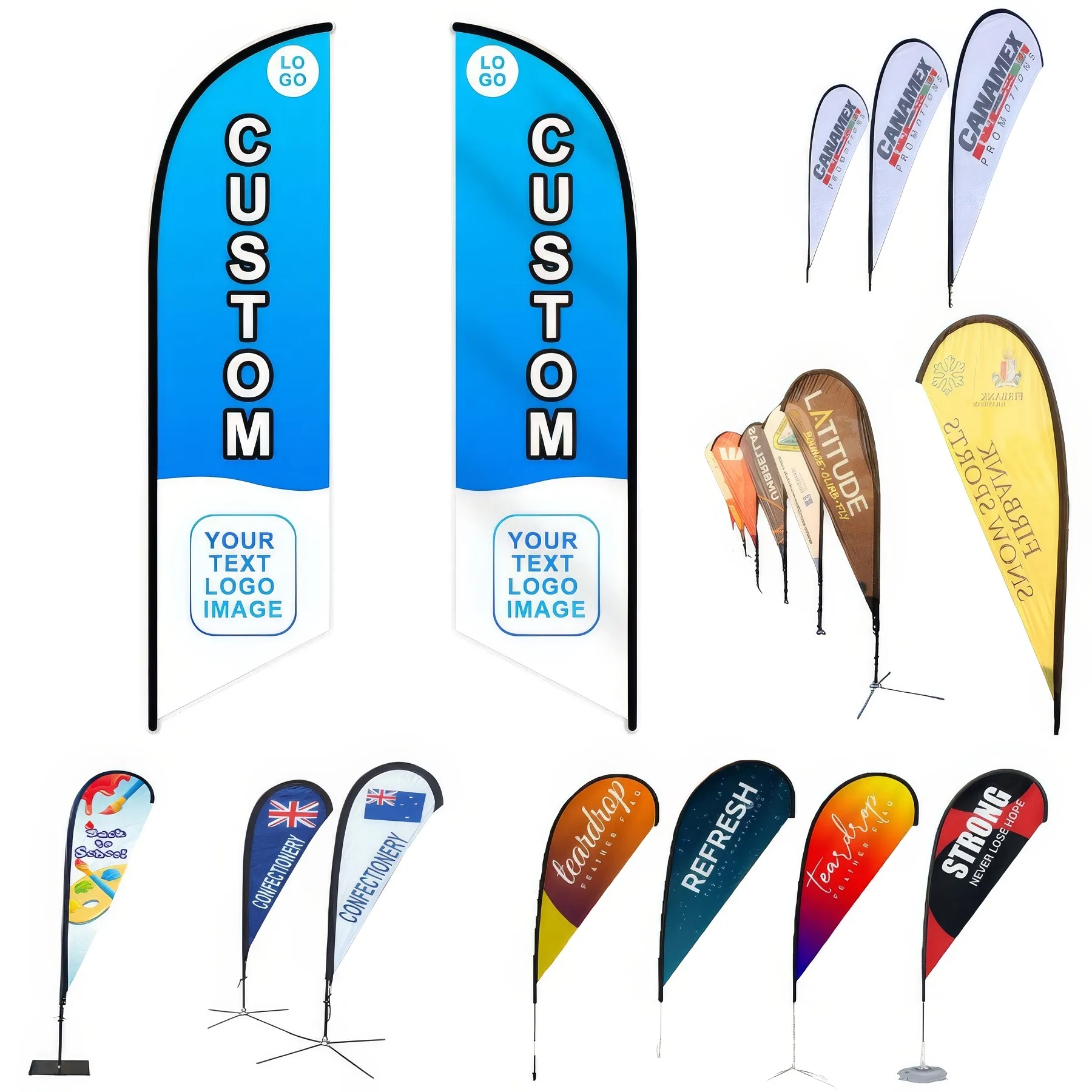 Advertising Water Blade Flag 2