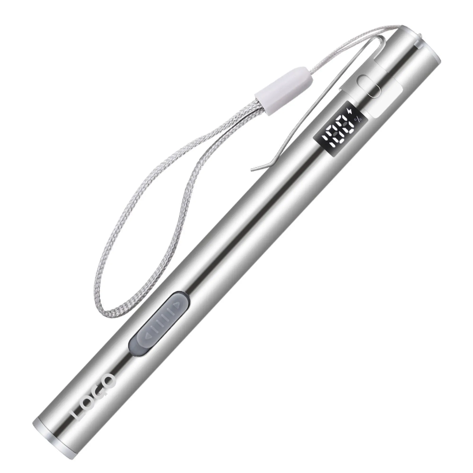 Rechargeable Mini Flashlight with Power Indicator 3