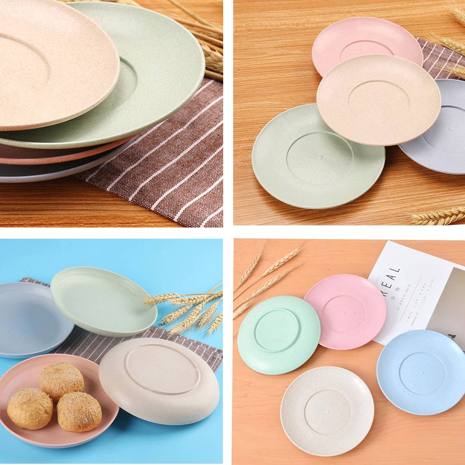 Healthy And Environmentally Friendly Dinner Plate Set 8