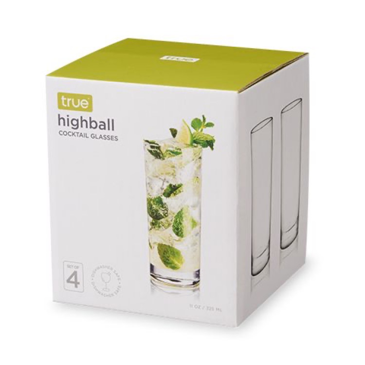 True® Highball Glass, set of 4 5